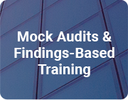 Mock Audits & Findings-Based Training