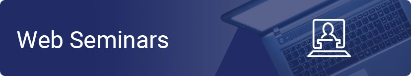 WebSeminarsPageHeader Training Courses - Web Seimars